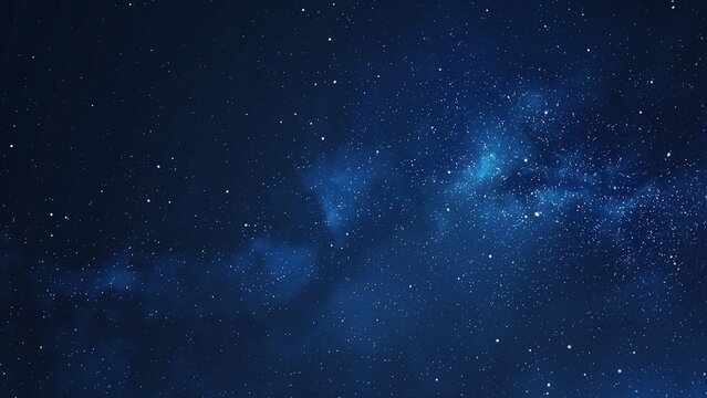 Blue sky starry night background