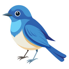 Obraz premium blue bird on a branch