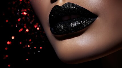 Obraz premium sophisticated glitter dark