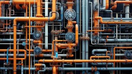 distribution oil and gas pipe