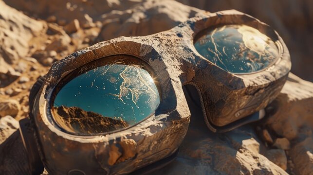 Ancient VR Technology Preserved in Fossilized Headset Lenses