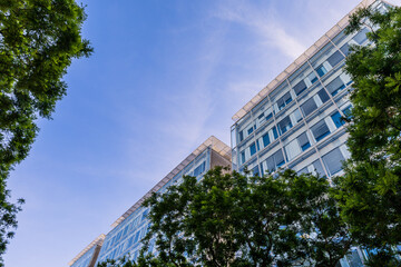 Obraz premium Dans le quartier de la Part-Dieu à Lyon