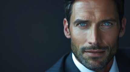 Fototapeta premium Portrait of a determined and successful businessman
