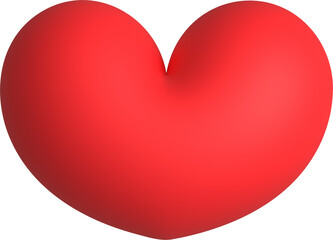 Red 3D heart