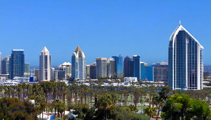 San Diego skyline by day