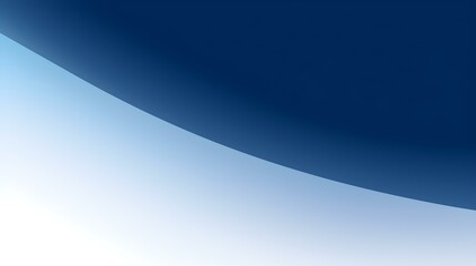 Obraz premium Gradient Background with soft Shapes fading from Navy Blue to White. Elegant Presentation Template
