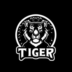 Obraz premium tiger head , tiger face, Angry Tiger head logo design