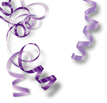 Cotillon ruban cadeau violet mauve, bolduc