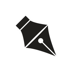 Pen Tool Icon Vector Illustration Flat Design