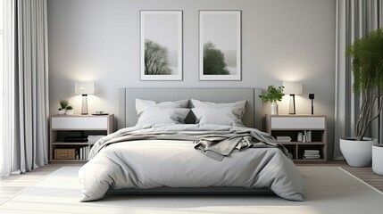 soothing gray room