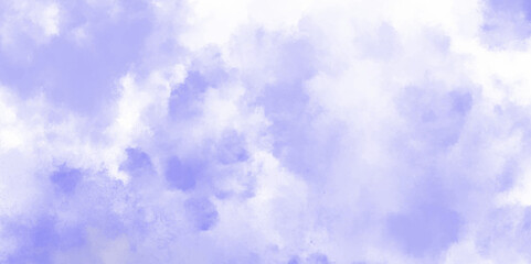 Beautiful cloudscape with natural white tiny clouds, shiny blue sky background  horizon spring morning sky with clouds background.  blue sky Watercolor background, Illustration, texture for  design.