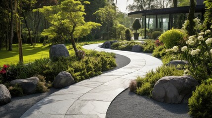 Obraz premium smooth grey granite