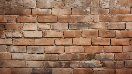 Fototapeta premium rustic light brown brick wall
