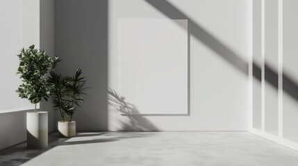 Fototapeta premium Stylish apartment interior design backdrop, emphasizing cozy comfort and inspiring home decor ideas