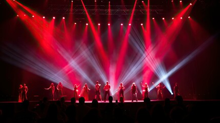 performance red light beam