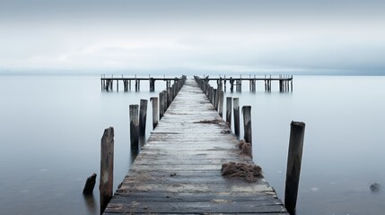 weathered grey ocean