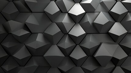 Obraz premium striking gray hexagon background