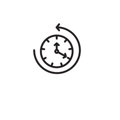 counterclockwise rotation icon vector set collection for web