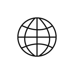 globe icon vector set collection for web