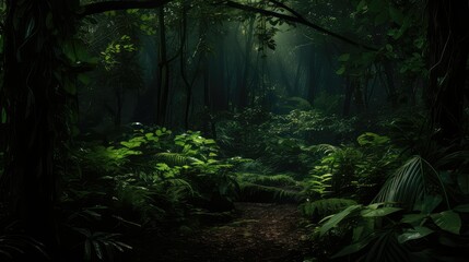 foliage dark green plants