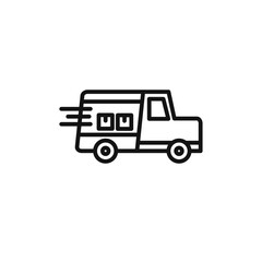 logistics management icon vector set collection for web
