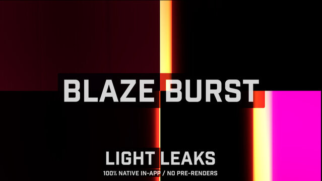 Blaze Burst Organic Light Leaks Motion Overlays