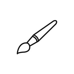 Paint brush icon vector set collection for web