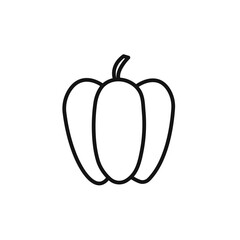 Paprika icon vector set collection for web