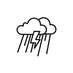 Rain icon vector set collection for web