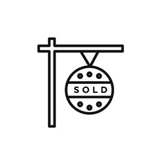 SOLD ICON vector set collection for web