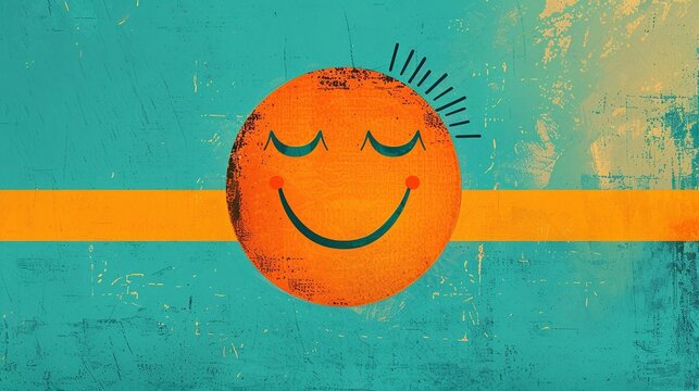 Una faccina sorridente molto ampia