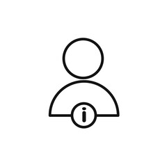 User information icon vector set collection for web