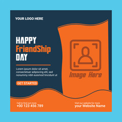 FriendShip Day Social Media Post Design Template