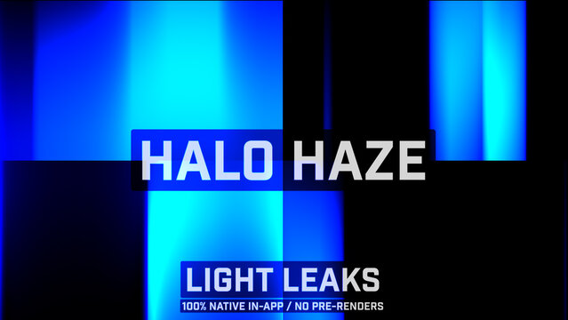Halo Haze Organic Light Leaks
