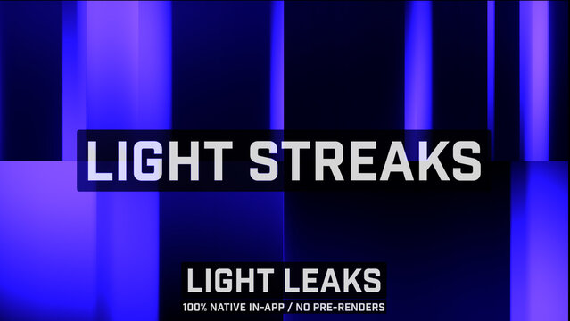 Light Streaks Organic Light Leaks Motion Overlays