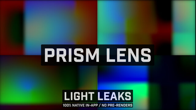 Prism Lens Organic Light Leaks Motion Overlays