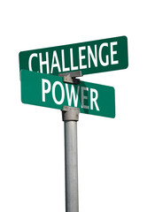 challenge power sign