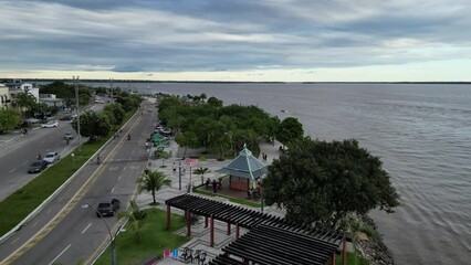 Mangal das Garças Portal da Amazônia Belém Pará Brasil Natureza Jardim Botânico Animais Aves Vegetação Tropical Paisagem Passeio Cultura Exposição Ambiente Natural Fauna Flora Ecoturismo Lago Drone PA