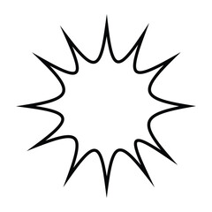 Bubble speech icon. Hand drawn of speech bubble sketch doodle. Comic speech balloons on white background. Vector illustration.