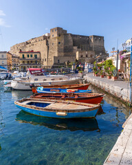 Naples Harbour view in Italy