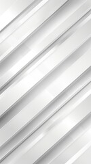 Obraz premium Luxurious White Background with Diagonal Gray Shadow Stripes. Elegant Dynamic Abstract BG. Stylish Geometric New Form. Versatile Minimal 3D Modern Background for Stunning Luxury Business Template, HD 