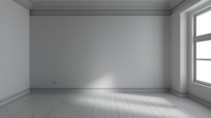 Fototapeta premium interior room empty wall copy space cozy and comfort interior decoration for creativity ideas home interior concept background