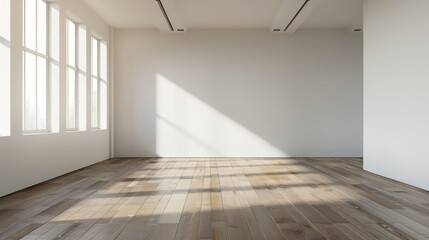 Obraz premium empty wall interior copy space, cozy apartment concept design