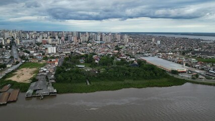 Mangal das Garças Portal da Amazônia Belém Pará Brasil Natureza Jardim Botânico Animais Aves Vegetação Tropical Paisagem Passeio Cultura Exposição Ambiente Natural Fauna Flora Ecoturismo Lago Drone PA