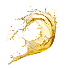 Oil splash isolated.