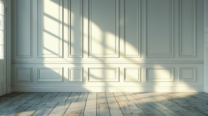 Fototapeta premium empty wall interior copy space, cozy apartment concept design