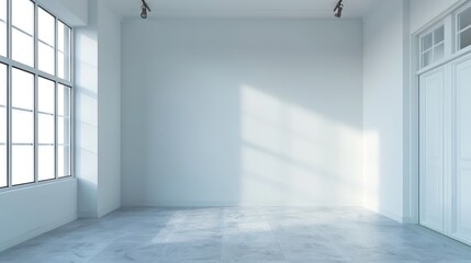 Obraz premium interior room empty wall copy space cozy and comfort interior decoration for creativity ideas home interior concept background