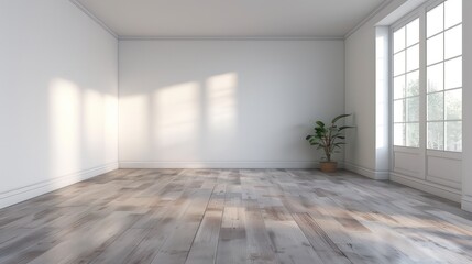 Obraz premium interior room empty wall copy space cozy and comfort interior decoration for creativity ideas home interior concept background