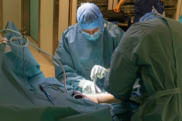 surgeon in surgery