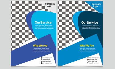 business flyer design template